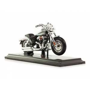 1/18 Harley-Davidson FXDFSE CVO Fat Bob 2009 серебристый