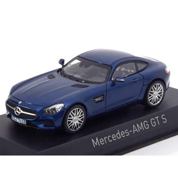 1/43 Mercedes-AMG GT S (С190) 2015 синий металлик