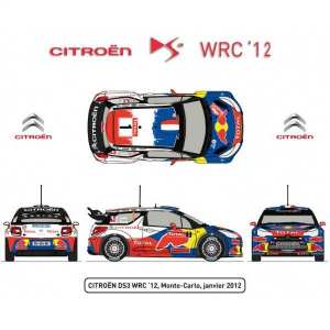 1/24 Автомобиль Citroen DS3 WRC 2012