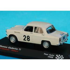 1/43 Alfa Romeo ROMEO Giulietta TI Bernard Consten - Hebert Tour Auto 1958