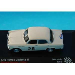 1/43 Alfa Romeo ROMEO Giulietta TI Bernard Consten - Hebert Tour Auto 1958
