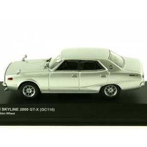 1/43 Nissan SKYLINE GT-X (GC110) SPORTS (SILVER)