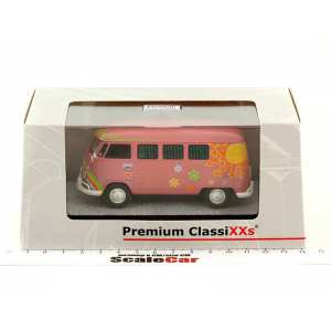 1/43 Volkswagen T1 Bus Flower Power 1965 розовый