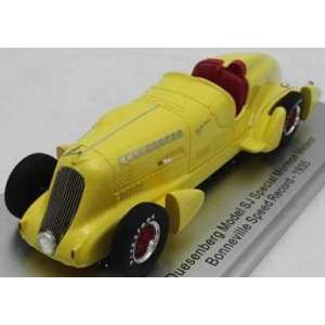 1/43 Duesenberg Model SJ Special Mormon Meteor Bonneville Speed-Record 1935 желтый