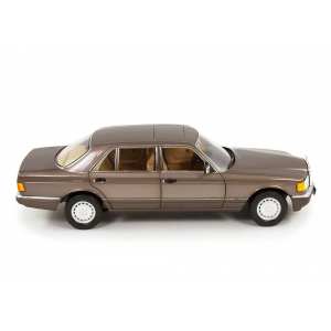 1/18 Mercedes-Benz 560 SEL V126 (W126) 1985 коричневый металлик