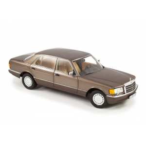 1/18 Mercedes-Benz 560 SEL V126 (W126) 1985 коричневый металлик