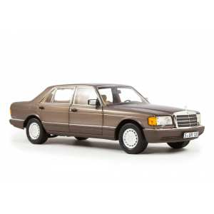 1/18 Mercedes-Benz 560 SEL V126 (W126) 1985 коричневый металлик