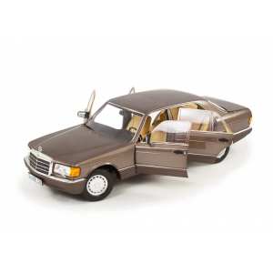 1/18 Mercedes-Benz 560 SEL V126 (W126) 1985 коричневый металлик