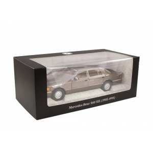 1/18 Mercedes-Benz 560 SEL V126 (W126) 1985 коричневый металлик