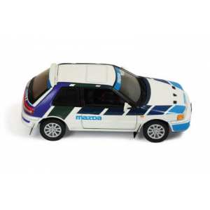 1/43 MAZDA 323 GT Ae 1991 White and Blue