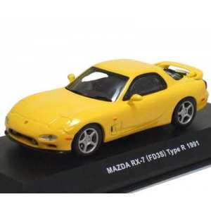 1/43 Mazda RX-7 Type R FD3S желтый