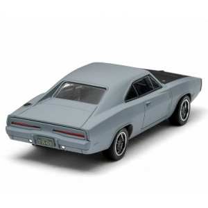 1/43 Dodge Charger R/T 1970 автомобиль Доминика Торетто из к/ф Форсаж 5 (Fast&Furious V 2009) серый матовый (грунт)