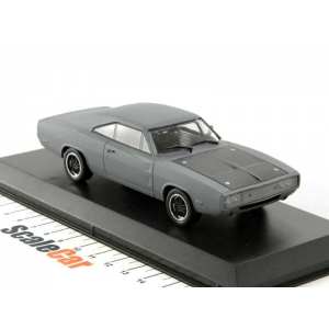 1/43 Dodge Charger R/T 1970 автомобиль Доминика Торетто из к/ф Форсаж 5 (Fast&Furious V 2009) серый матовый (грунт)