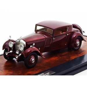 1/43 Rolls Royce Phantom II Freestone & Webb Continental Sports Coupe 42Py 1933 Maroon бордовый