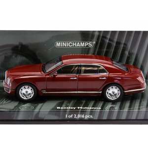 1/43 Bentley Mulsanne 2010 красный металлик