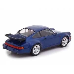 1/18 Porsche 911 turbo (964) 1990 синий металлик