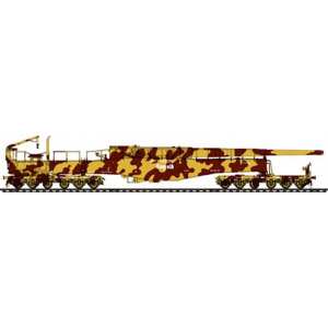 1/72 Орудие German 280mm K5(E) Railway Gun Leopold