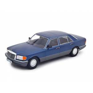 1/18 Mercedes-Benz 560 SEL W126 1985 синий металлик