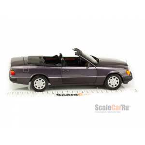 1/18 Mercedes-Benz 300CE-24 Cabriolet W124 (A124) 1992 bornite фиолетовый металлик