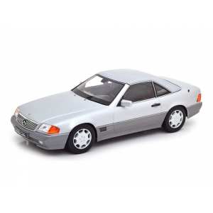 1/18 Mercedes-Benz 500SL R129 1993 родстер с жесткой крышей серебристый