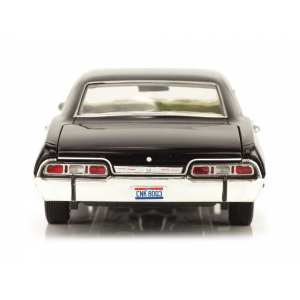 1/24 Chevrolet Impala Sport Sedan 1967 черный из сериала Сверхестественное (Supernatural) с открывающимся багажником