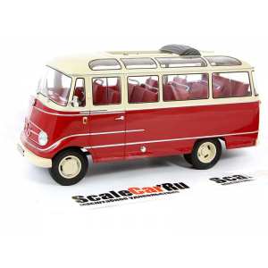 1/18 Mercedes-Benz O319 Bus 1960 красный с бежевым