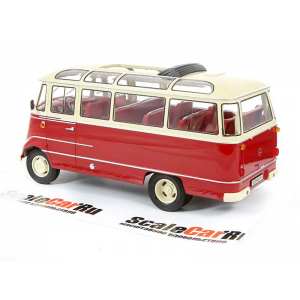 1/18 Mercedes-Benz O319 Bus 1960 красный с бежевым