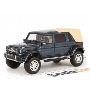 1/43 Mercedes-Maybach G650 4х4 Landaulet (W463) (закрытый) 2017 синий металлик