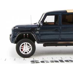 1/43 Mercedes-Maybach G650 4х4 Landaulet (W463) (закрытый) 2017 синий металлик