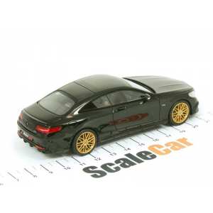 1/43 Mercedes-Benz BRABUS 850 S63 AMG S-CLASS COUPE (C217) 2015 черный