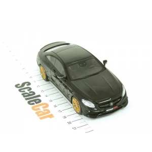 1/43 Mercedes-Benz BRABUS 850 S63 AMG S-CLASS COUPE (C217) 2015 черный