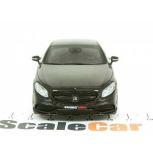 1/43 Mercedes-Benz BRABUS 850 S63 AMG S-CLASS COUPE (C217) 2015 черный