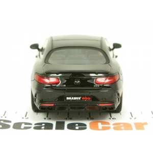 1/43 Mercedes-Benz BRABUS 850 S63 AMG S-CLASS COUPE (C217) 2015 черный