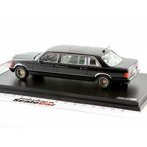 1/43 Mercedes-Benz S-class W126 SGS Royal LWB 1985 Black черный