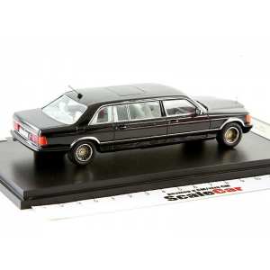 1/43 Mercedes-Benz S-class W126 SGS Royal LWB 1985 Black черный