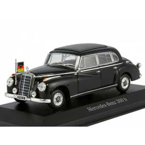 1/43 Mercedes-Benz 300b Adenauer W186 черный, персональный автомобиль Конрада Аденауэра