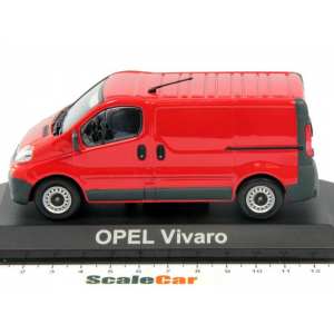 1/43 Opel Vivaro kastenwagen 2001 фургон красный