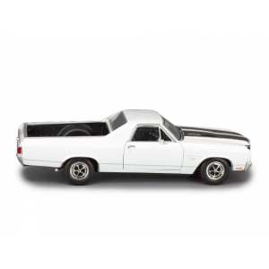 1/18 Chevrolet El Camino 1970 белый с черными полосками