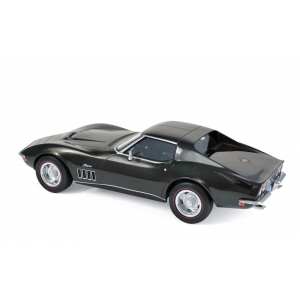 1/18 Chevrolet Corvette C3 1969 темно-серый металлик