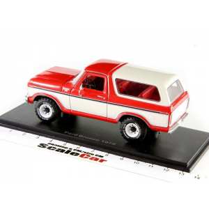 1/43 Ford Bronco 4x4 1978 Red/White (красный с белым)