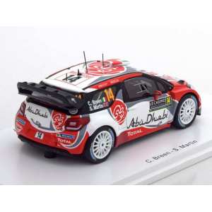 1/43 Citroen DS3 WRC 14 5th Monte Carlo 2017 Citroen Total Abu Dhabi WRT C. Breen - S. Martin