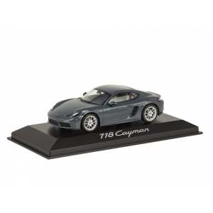 1/43 Porsche 718 Cayman (982) серый металлик