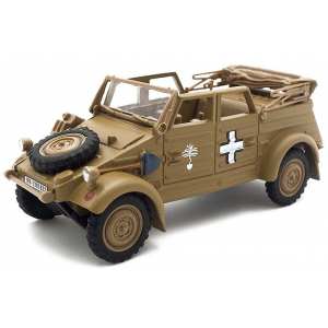 1/43 Volkswagen Kubelwagen type 82 1941 Afrika Korps Erwin Rommel открытый, песочный камуфляж