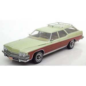 1/18 Buick Estate Wagon 1974 светло-зеленый металлик с деревом (Woody)