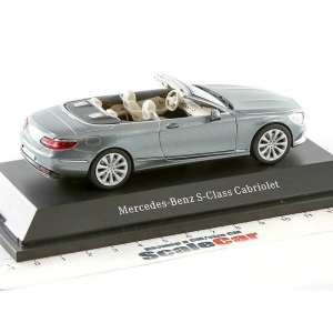 1/43 Mercedes-Benz S-class Cabriolet 2016 A217 (W217) серый мет