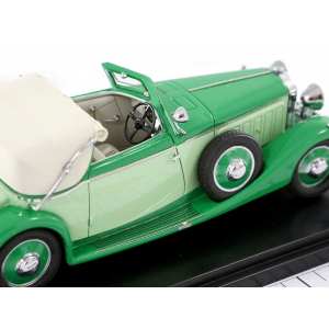 1/43 Hispano-Suiza J12 Drophead Coupe by Fernandez Darrin (Paris) half open, 1934 светло-зеленый/темно-зеленый