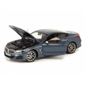 1/18 BMW 8 Series Coupe 2019 G15 barcelona blue серый металлик