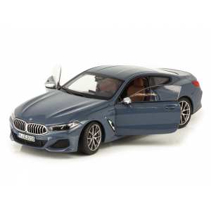 1/18 BMW 8 Series Coupe 2019 G15 barcelona blue серый металлик