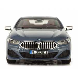 1/18 BMW 8 Series Coupe 2019 G15 barcelona blue серый металлик