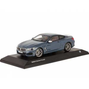 1/18 BMW 8 Series Coupe 2019 G15 barcelona blue серый металлик